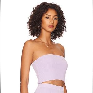 Tularosa - Green Chloe top in Purple Rose